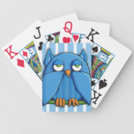 bicycle owl playing cards