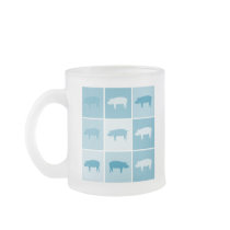 Aqua Piggies Coffee Mug