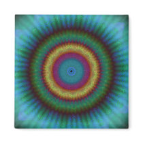 Aqua Pools mandala kaleidoscope magnet magnets