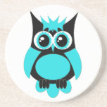 Aqua Punk Owl Coaster