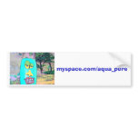 Aqua Pure Car Love Bumper Sticker
