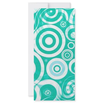 aqua_retro_circles customized rack card by CreativeColours