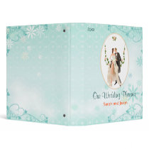Aqua Romance Wedding Planner binders