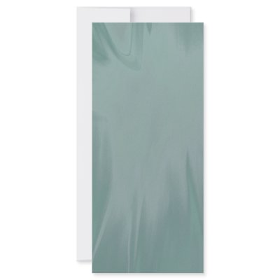 Aqua Satin Customized Rack Card by Debrene