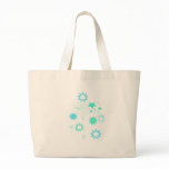Aqua stars canvas bags