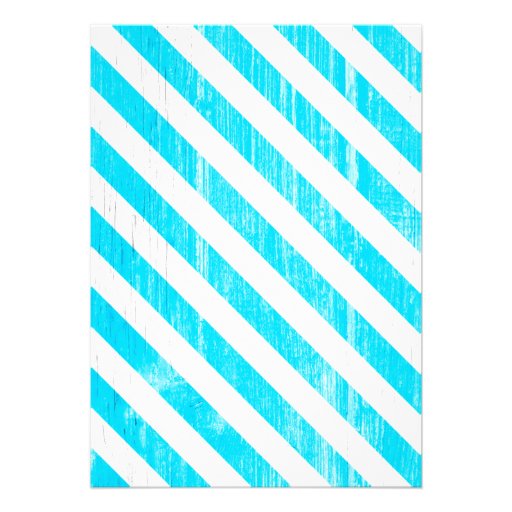 Aqua Stripes Wedding Invitations