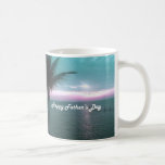 Aqua Sunset Father's Day Mug