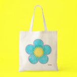 Aqua Sunshine Flower Bag bags