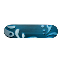 Aqua Swirl Skateboard
