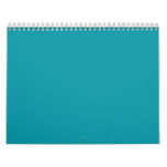 Aqua Teal Backgrounds on a Calendar