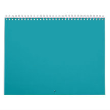 Aqua Teal Backgrounds on a Calendar