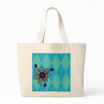 Aqua Turquoise Tote bags by Hafapea Aqua Turquoise Tote bags