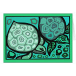 Aqua Turtles Card