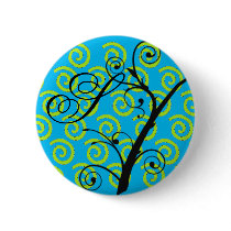 Aqua Twisty Swirls buttons by JuJuGarden Aqua Twisty Swirls buttons