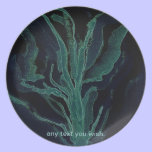 Aqua underseas design Patio Plate plates