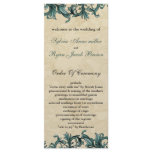 aqua Wedding program
