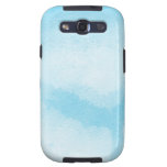 Aqua White Mist Giraffe Print Samsung Galaxy SIII Covers