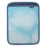 Aqua White Mist Giraffe Print Sleeves For iPads