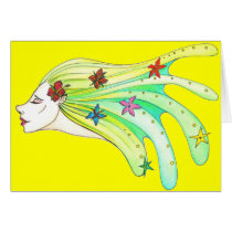 Aqua Woman Card