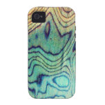 Aqua Wood Case-Mate iPhone 4 Case