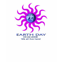 aqualights-EARTH-DAY-2008 purple t-shirts