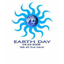 aqualights-EARTH-DAY-2008 turquoise t-shirts