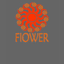 aqualights SUN FLOWER red t-shirts by aquamotion aqualights SUN FLOWER red t-shirts