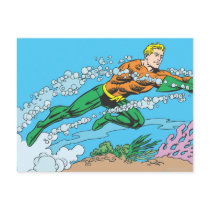 aquaman, aquagirl, mera, justice league heroes, justice, league, justice league logo, justice league, logo, hero, heroes, dc comics, comics, comic, comic book, comic book hero, comic hero, comic heroes, comic book heroes, dc comic book heroes, batman, bat man, the dark knight, superman, super man, green lantern, wonder woman, shazam, green arrow, hawk man, hawk woman, plastic man, firestorm, dr. fate, martian manhunter, red tornado, darkseid, supergirl, the emerald warrior, the emerald gladiator, Postcard with custom graphic design