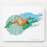 Aquaman Leaps Left Mousepads