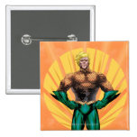 Aquaman Standing Pinback Button