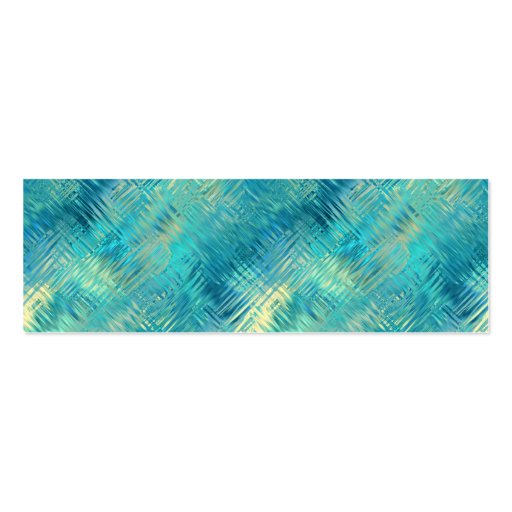 Aquamarine Blue Crystal Gel Texture Business Cards