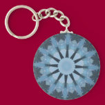 Aquamarine Kaleidoscope keychains