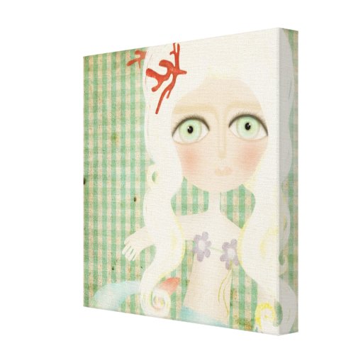 Aquamarine Mermaid Canvas Canvas Prints