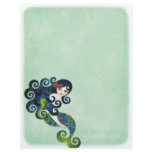 Aquamarine Mermaid Letterhead