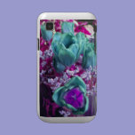 Aquamarine N Purple Tulips Samsung Galaxy S case casemate cases