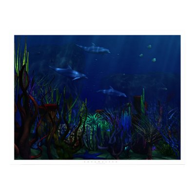 Aquamarine Poster by digitalblasphemy