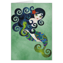 aquamarine, the teenage mermaid card