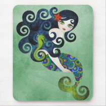 aquamarine, the teenage mermaid mousepads