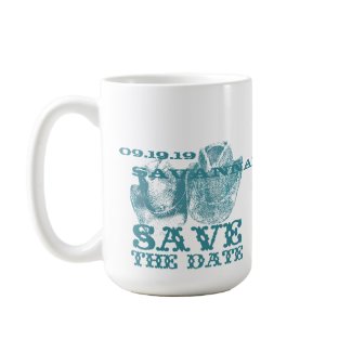 Aquamarine Western Vintage Weddings mug