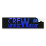 aquamotion film tv CREW sticker Bumper Sticker