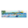Aquaplaning on Biscayne Bay, Miami, Florida Bumper Sticker
