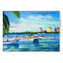 Aquaplaning on Biscayne Bay, Miami, Florida Cards