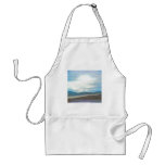 aquarel of scottish landscape apron