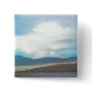 aquarel of scottish landscape button