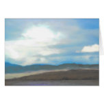 aquarel of scottish landscape card