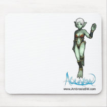 Aquaria - Naija says "Hi." mousepads