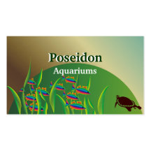 Aquarium Business Cards