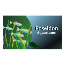 Aquarium Business Cards