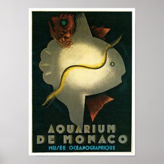 Aquarium de Monaco print