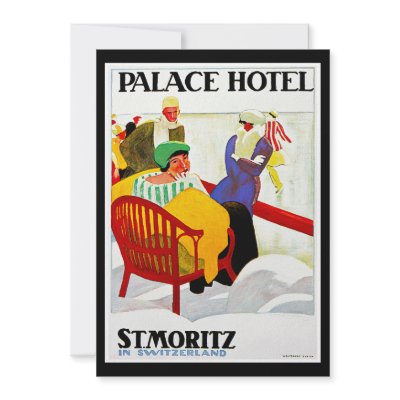 Aquarium de Monaco Vintage Poster Personalized Invite by VintageCornerStore